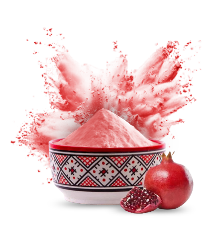 Poudre de Noyaux de Grenade Séchés
